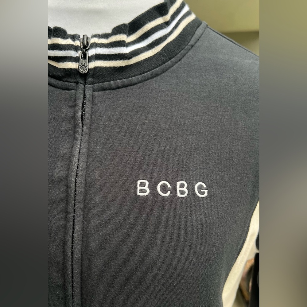 BDBC Jacket Black Cream/Off White Used Good Condition Small SM Stripes - Picture 11 of 14